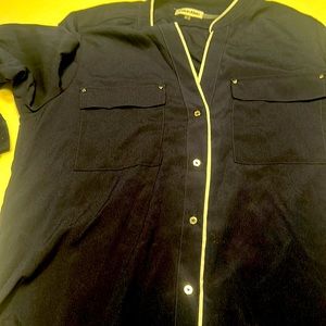 Calvin Klein navy blue blouse no tags but new